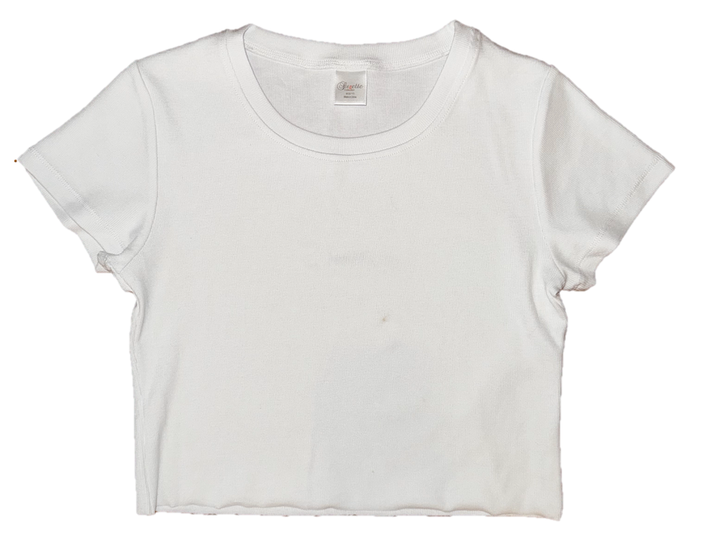 Ribbed Seamless Boxy Tee