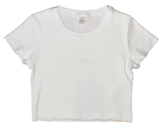 Ribbed Seamless Boxy Tee