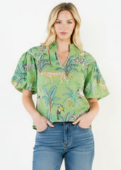 RESTOCK! THML Jungle Print Top