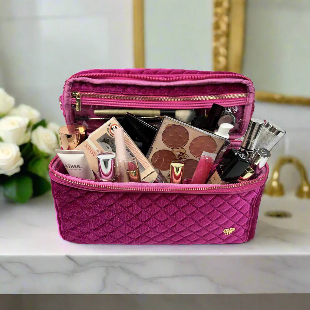 NEW Stylist Travel Bag - Fuchsia Velvet