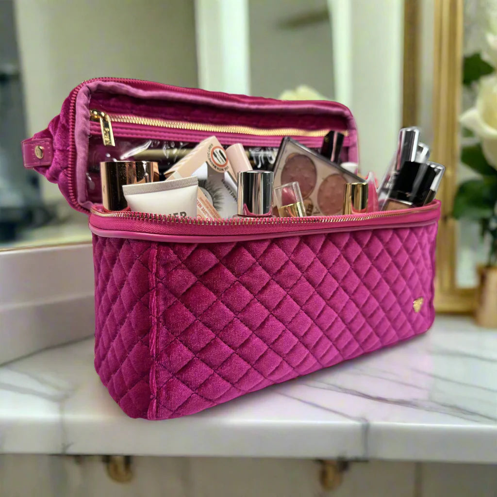 NEW Stylist Travel Bag - Fuchsia Velvet