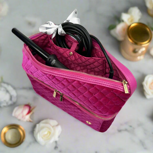 NEW Stylist Travel Bag - Fuchsia Velvet