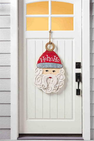 Santa Swirl Door Hanger