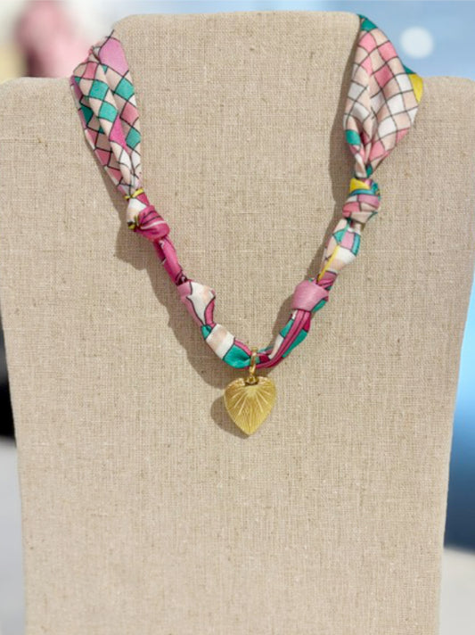 Scarf Necklace - Limited Edition Pretty in Purple