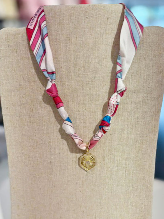 Scarf Necklace ~ Wrapped in Strength