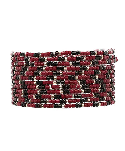 Gamecock Game Day Seed Bead Stretch Bracelets