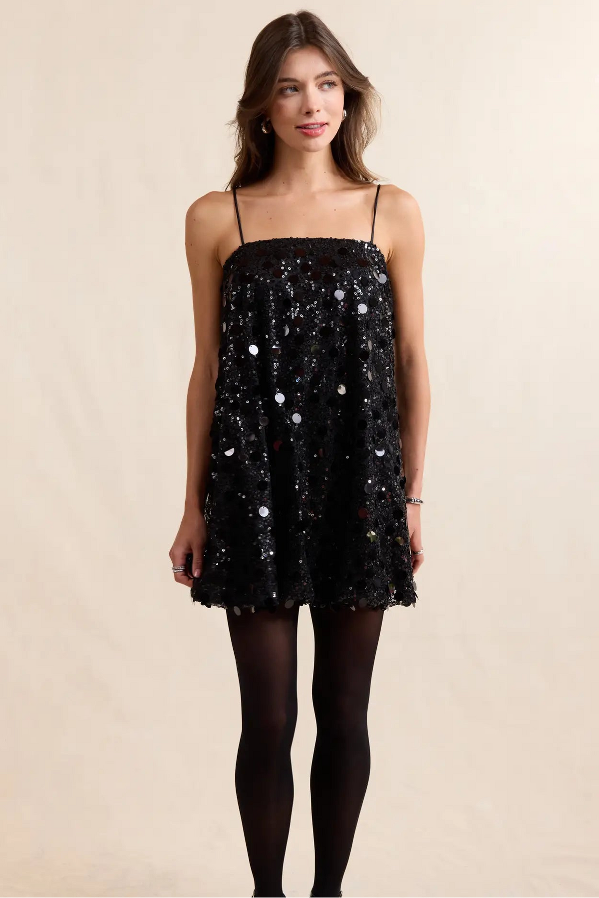 Sequin Dreams Bubble Mini Dress