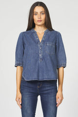 Sidney Denim Top