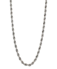 Silver Western Rope Necklace