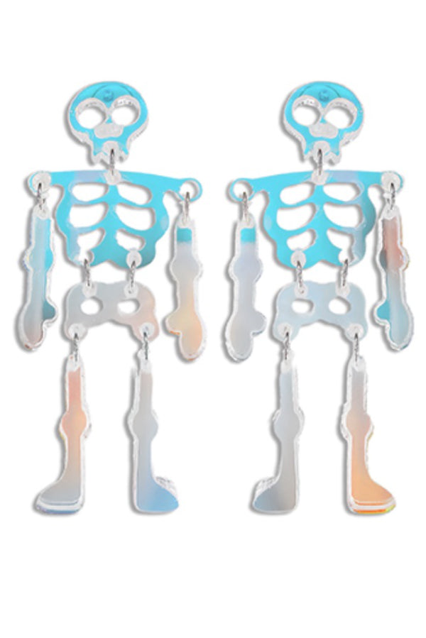 Skeleton Earrings Glow in the Dark