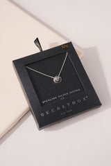 Secret Box Smile CZ Necklace