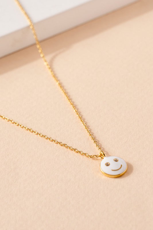Secret Box Smile Pendant Necklace