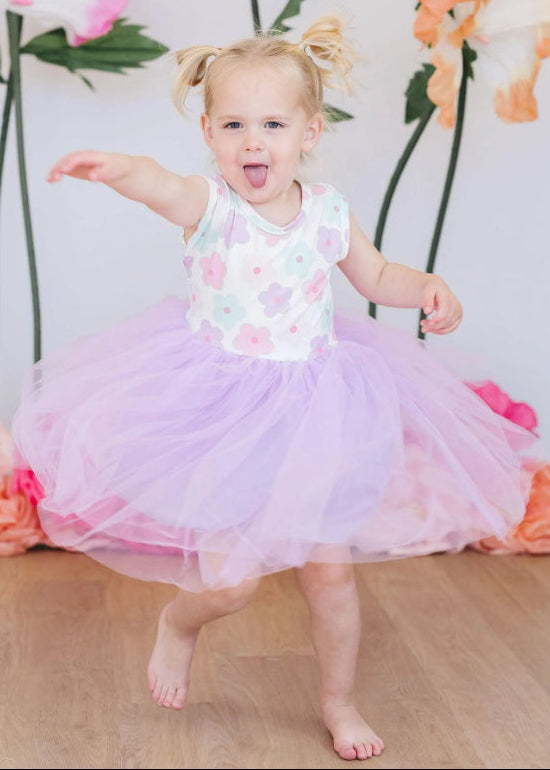 Summer Daisies Tank Tutu Dress