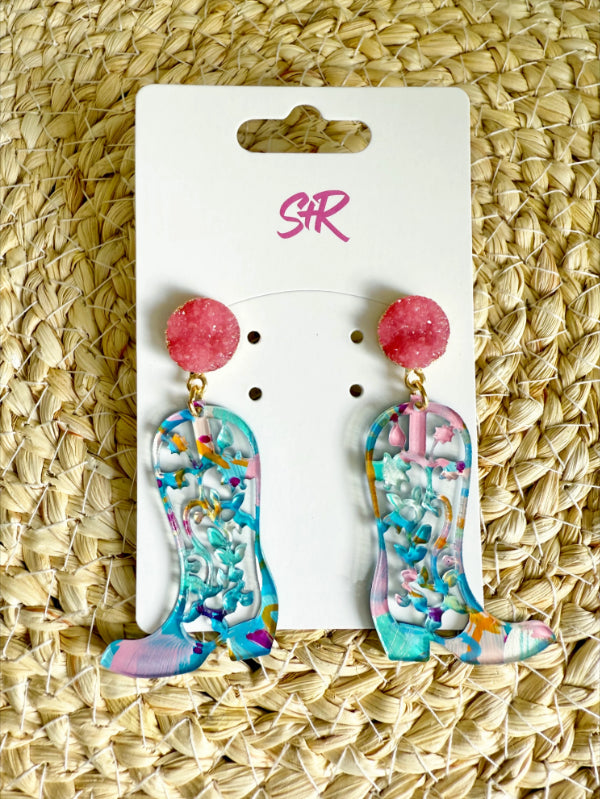 Sunset Art Cowgirl Boot