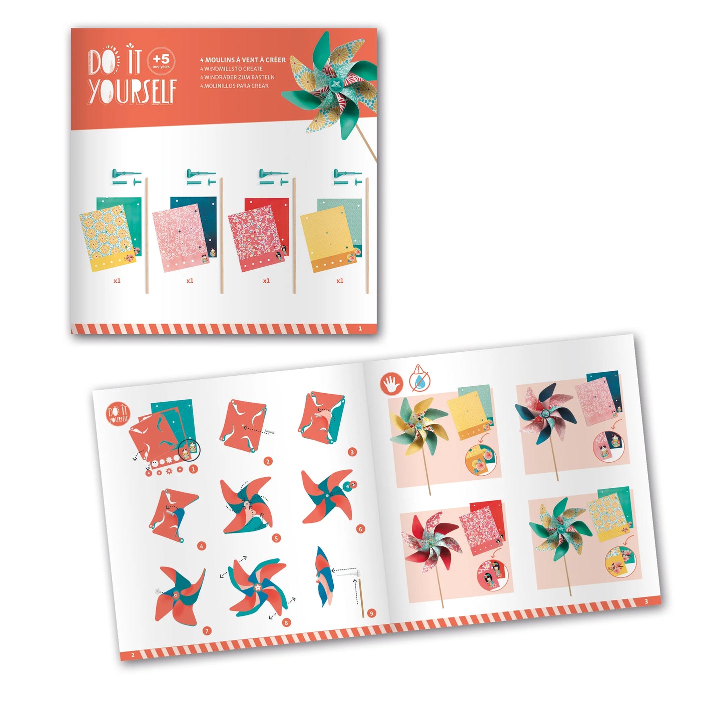 Sweet Windmills Pinwheels DIY Craft Kit