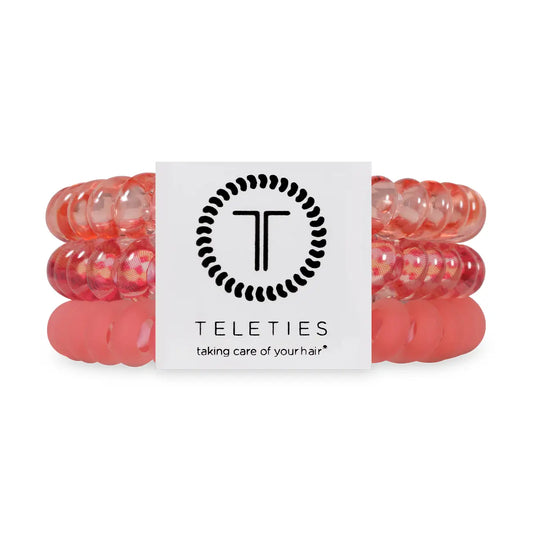 TELETIES - Spiral Hair Coils | Small | Dreamsicle