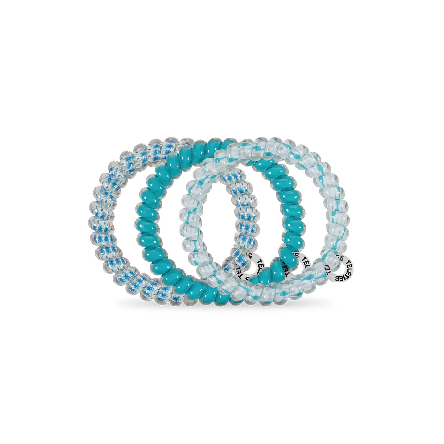 TELETIES - Spiral Hair Coils | Small | Soft Surf
