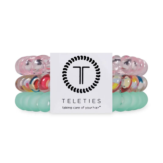 TELETIES - Spiral Hair Coils | Small | Spring Splash