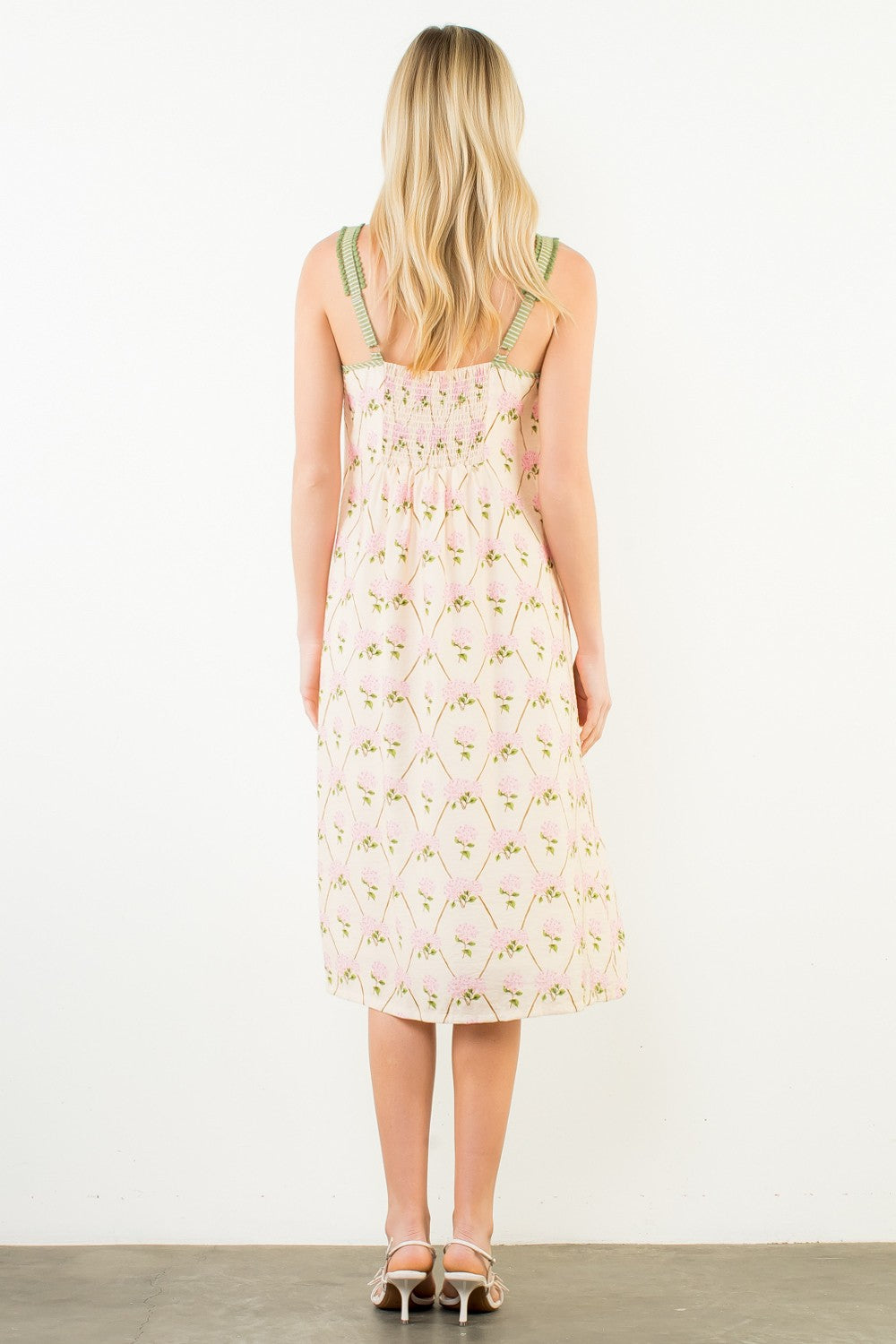 THML Floral Pattern Midi Dress