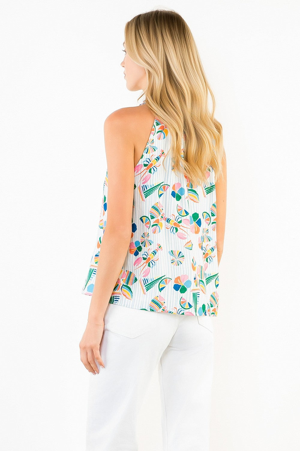 THML Lobster Print Tank Top