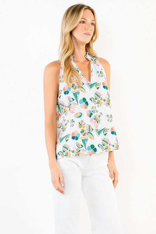THML Lobster Print Tank Top