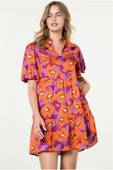 THML Poppy Puff Sleeve Dress