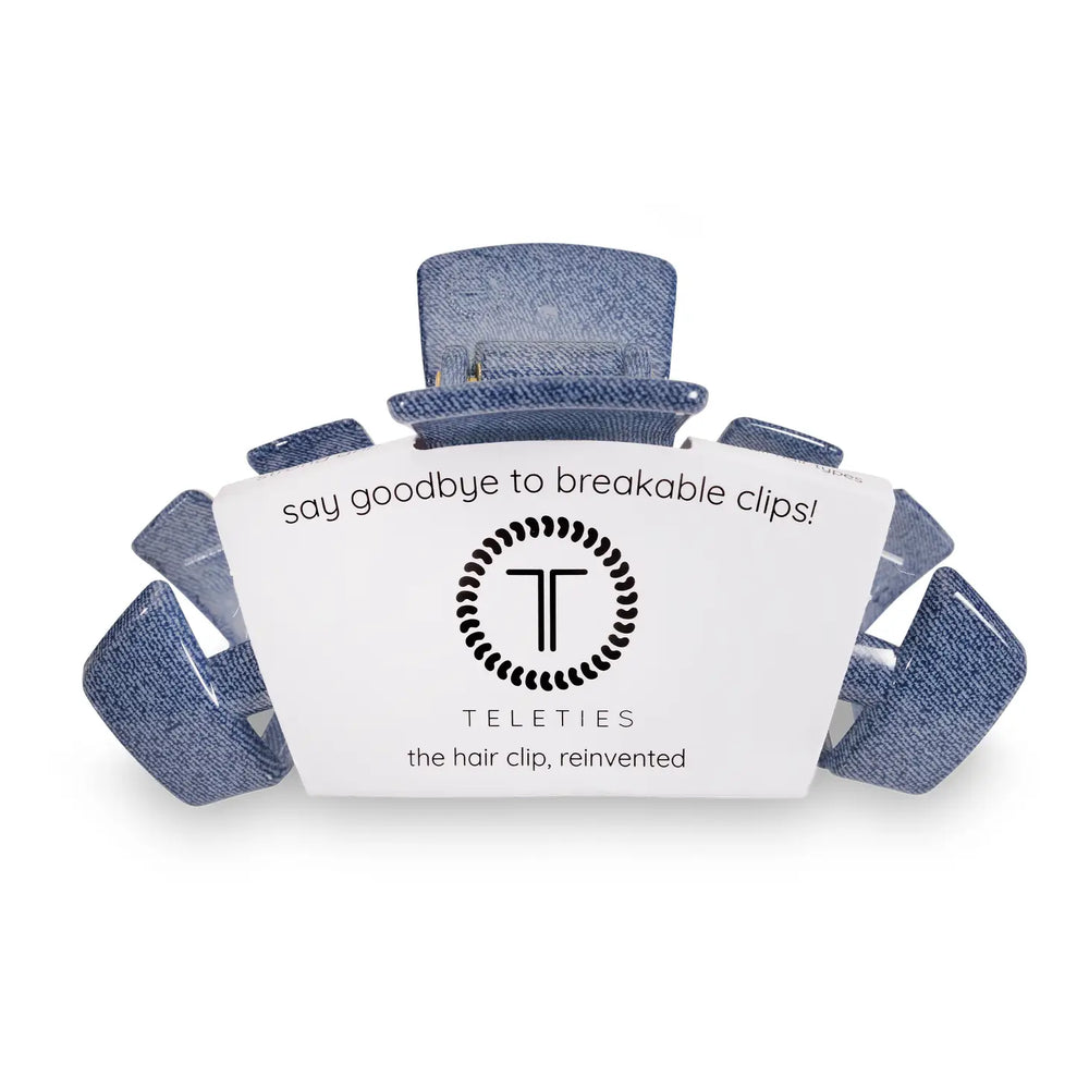 Denim Hair Clip