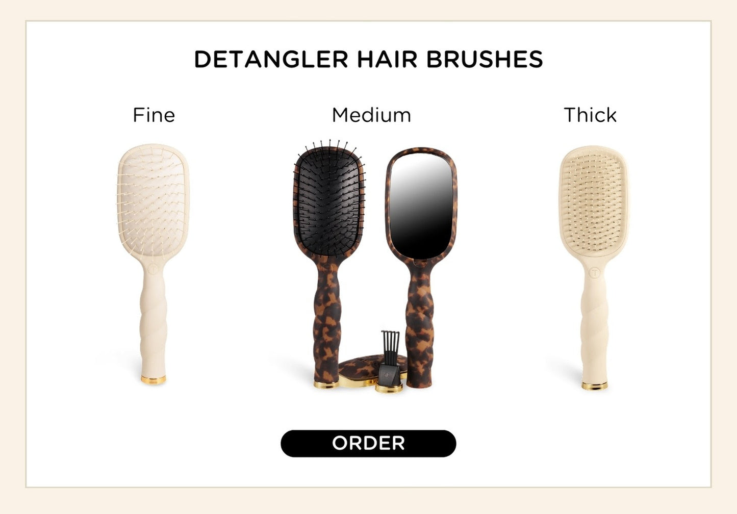 TELETIES - Hair Brushes
