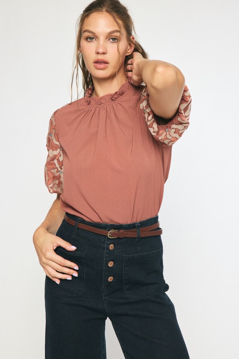 The Raveena Embroidered Top