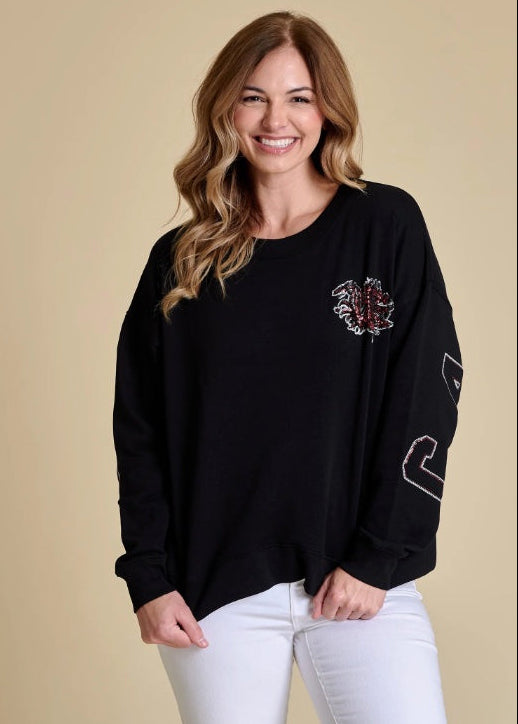 The Sequin Boxy Sweatshirt | South Carolina