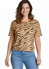 Tigers Sequin Repeat Tee