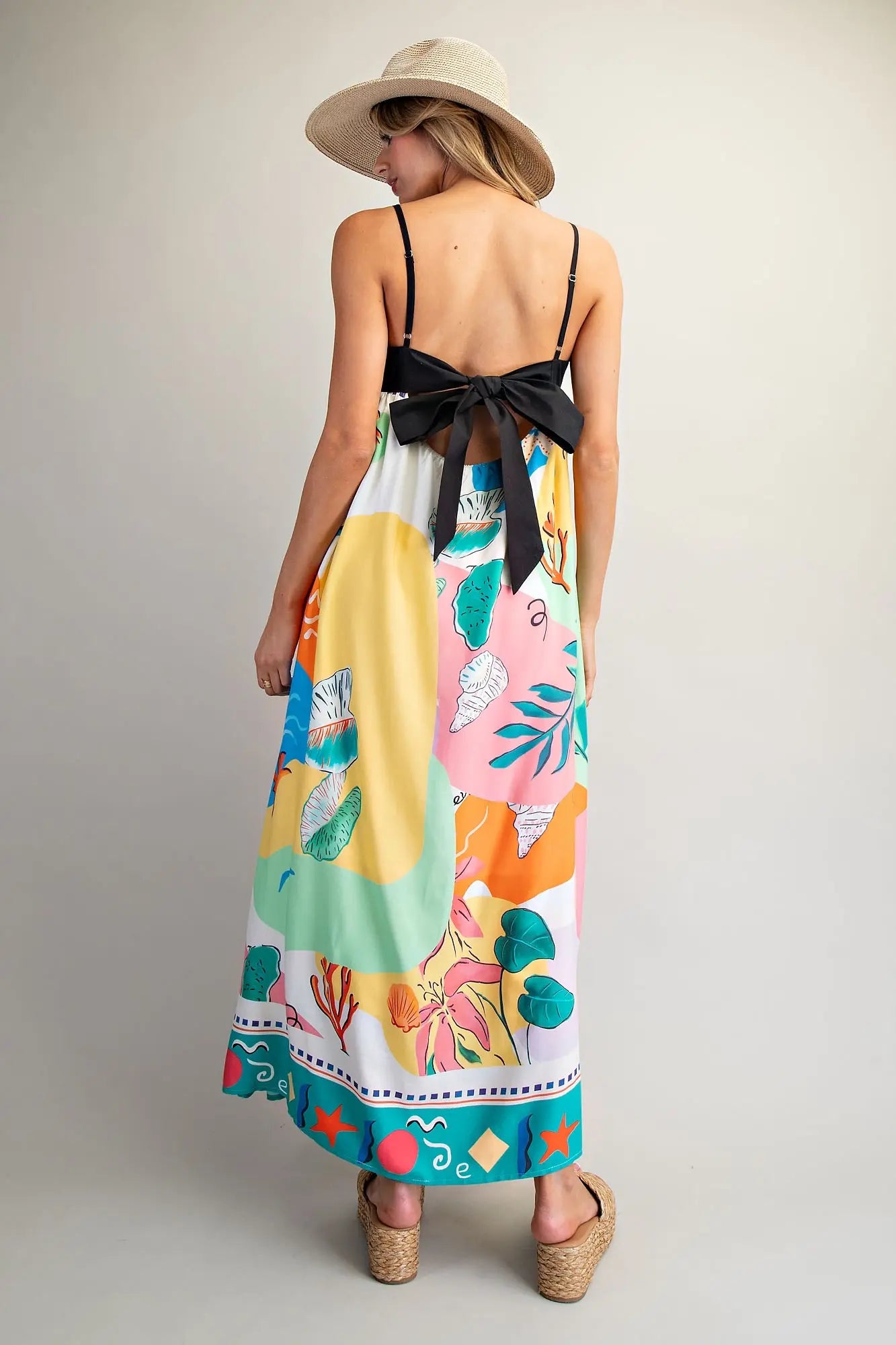 Tropical Inspired Maxi Dress