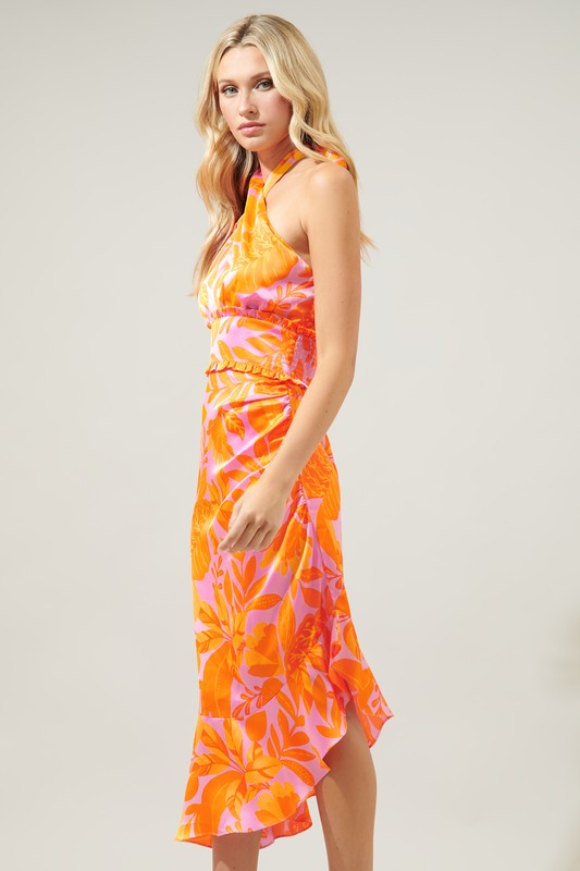 Tropicanna Springfield Halter Midi Dress