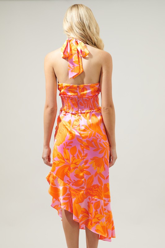 Tropicanna Springfield Halter Midi Dress