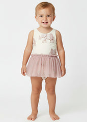 Tutu Elephant Ballet Skirt Swimsuit