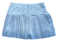 Tween Pleated Skort Chambray Blue