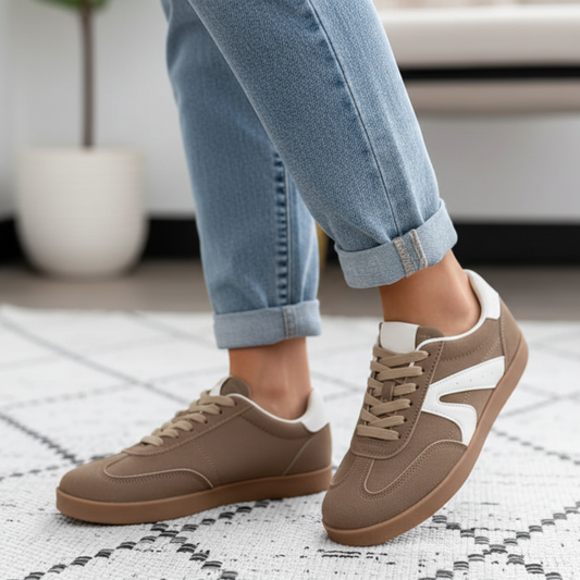 Brown Retro Sneaker