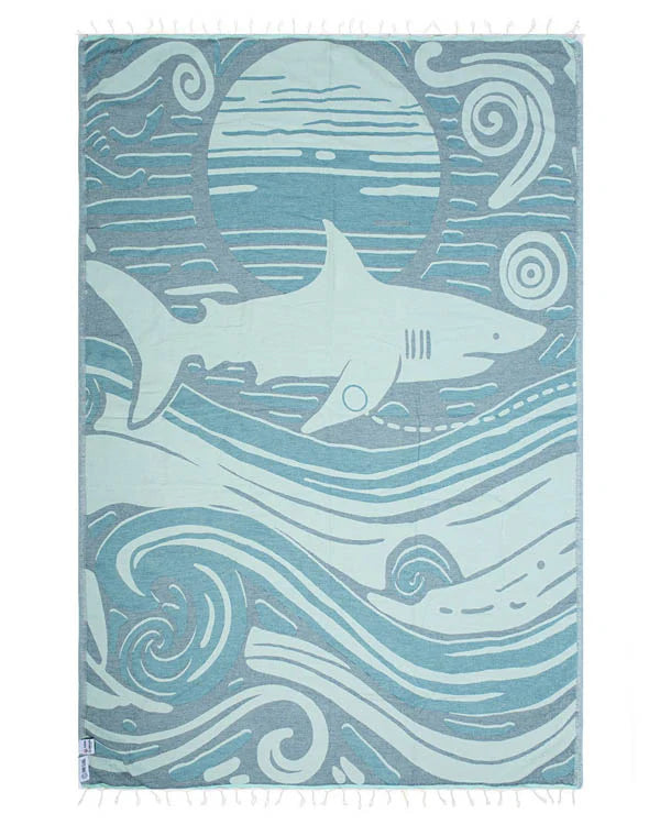 Voyage Shark Towel - Large - Fahlo