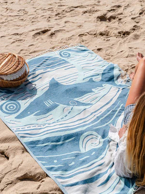 Voyage Shark Towel - Large - Fahlo