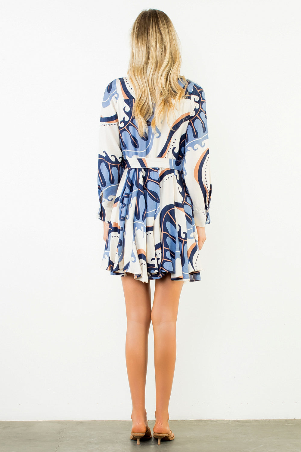 THML Fall Floral Shift Dress