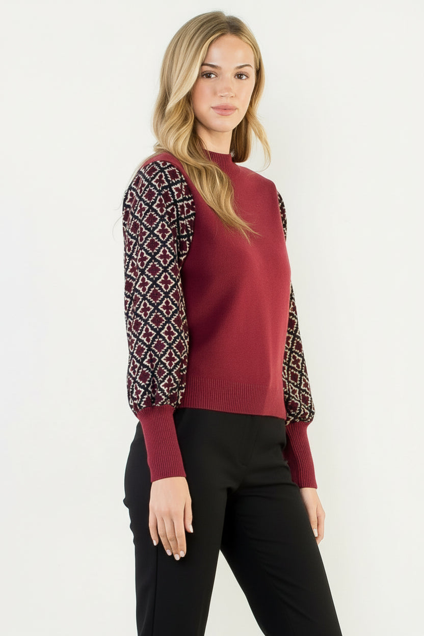 THML Mixed Media Sweater