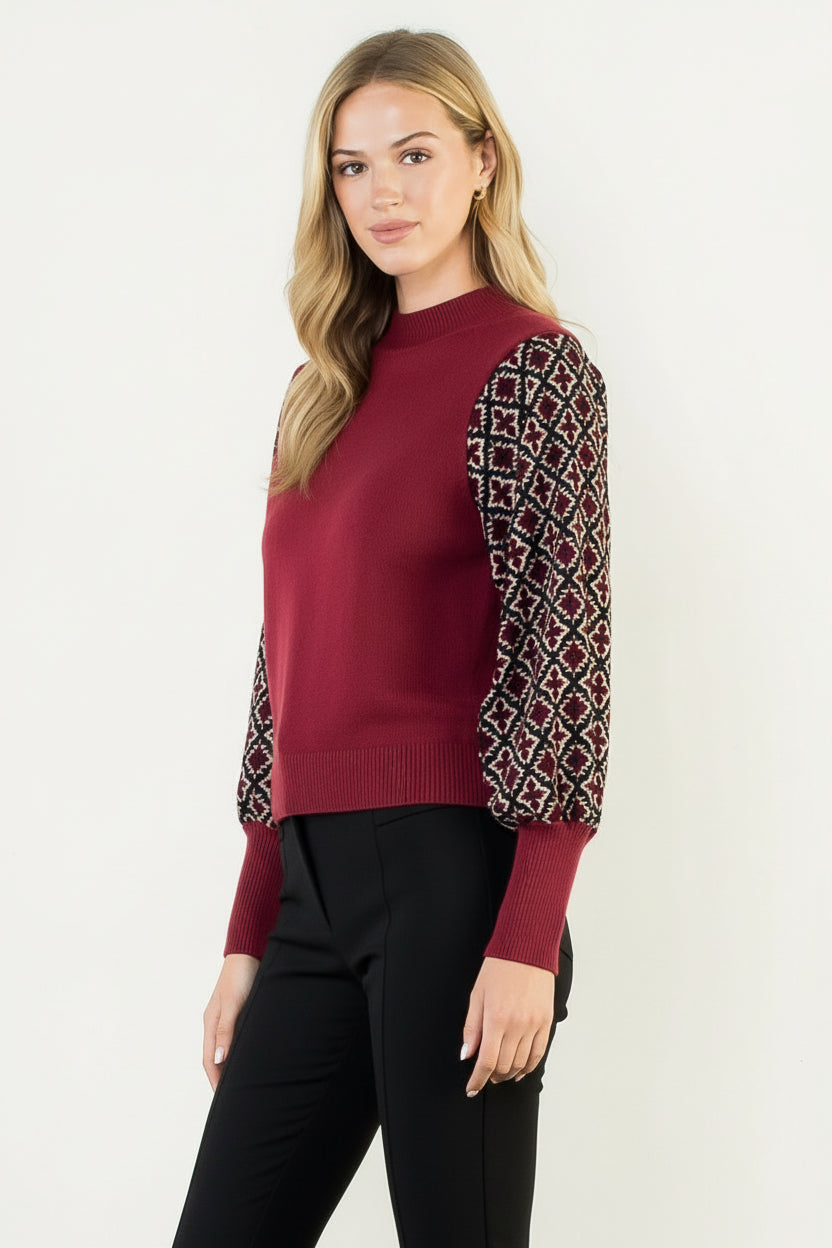 THML Mixed Media Sweater