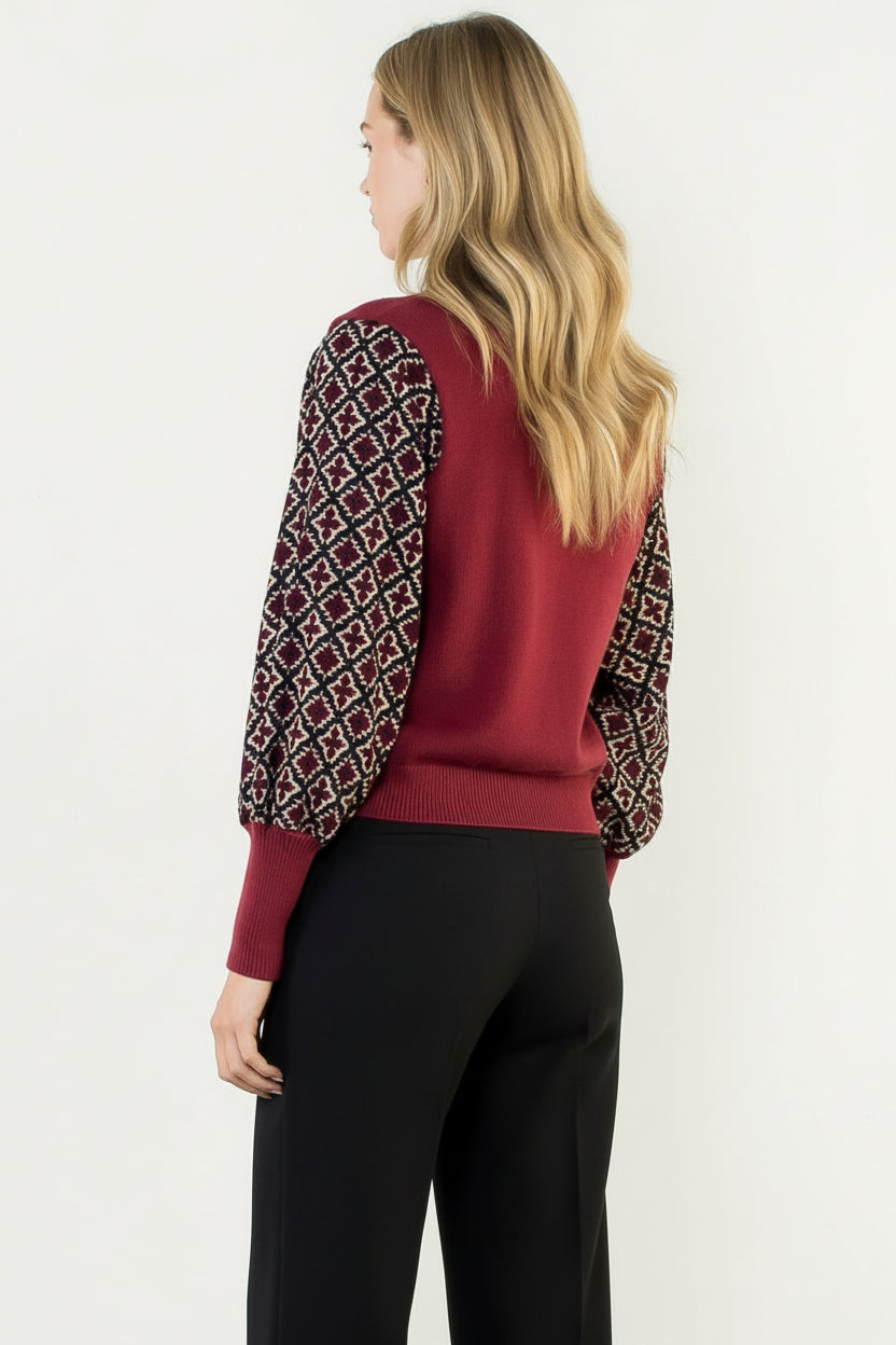 THML Mixed Media Sweater