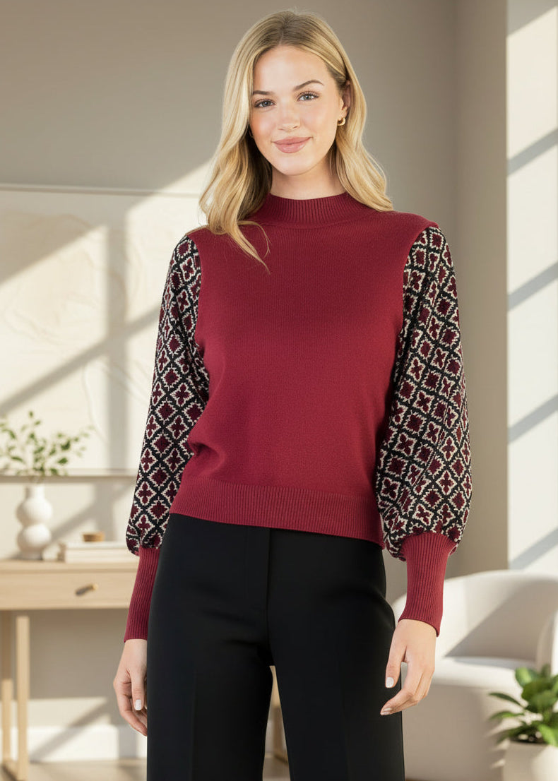 THML Mixed Media Sweater