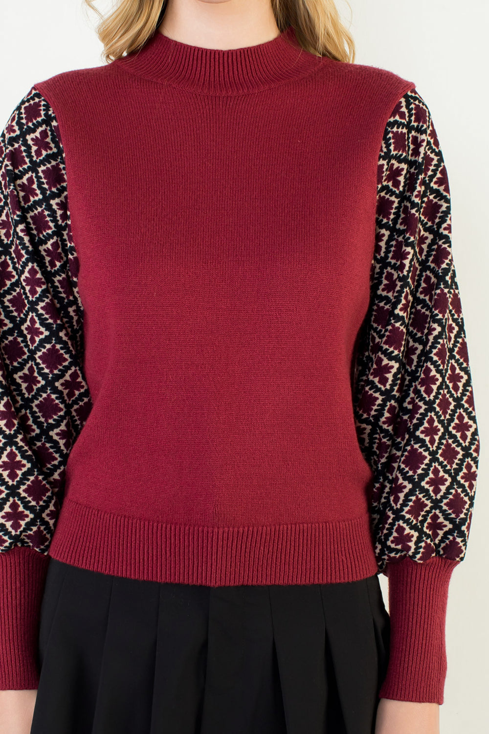 THML Mixed Media Sweater