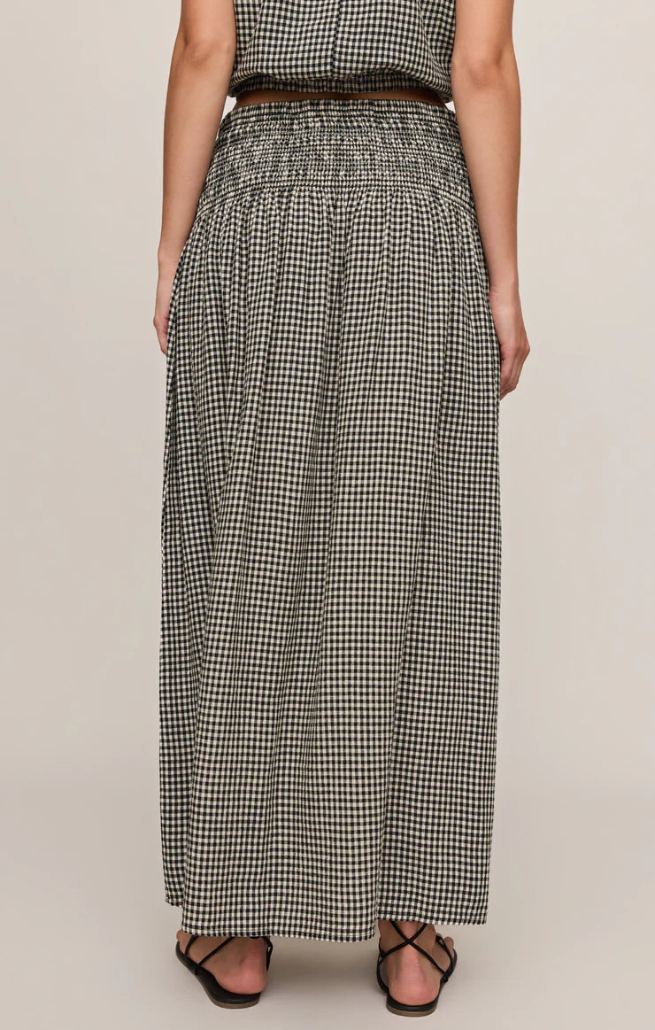 Brooke Gingham Maxi Skirt