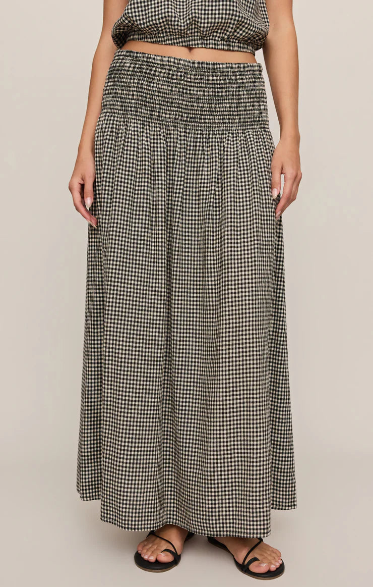 Brooke Gingham Maxi Skirt