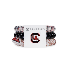 TELETIES - Spiral Hair Coils | Go Cocks! Hair Ties