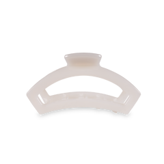 TELETIES - Open Hair Clip | Small | Coconut White