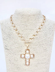 Gold Circle Chain with 1.75